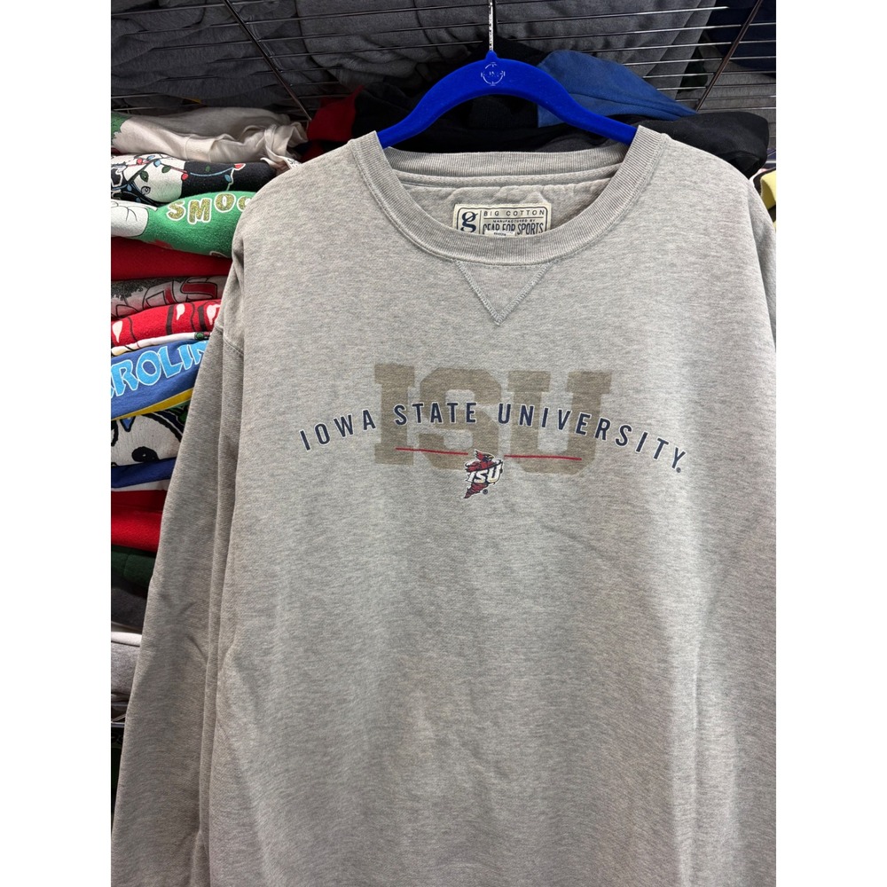 Gear For Sports Iowa State University Cyclones Sweatshirt Gray Mens XL ISU 6753